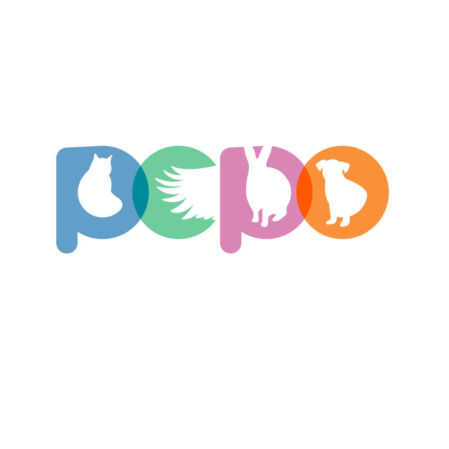 Logo color PCPO sobre fondo gris