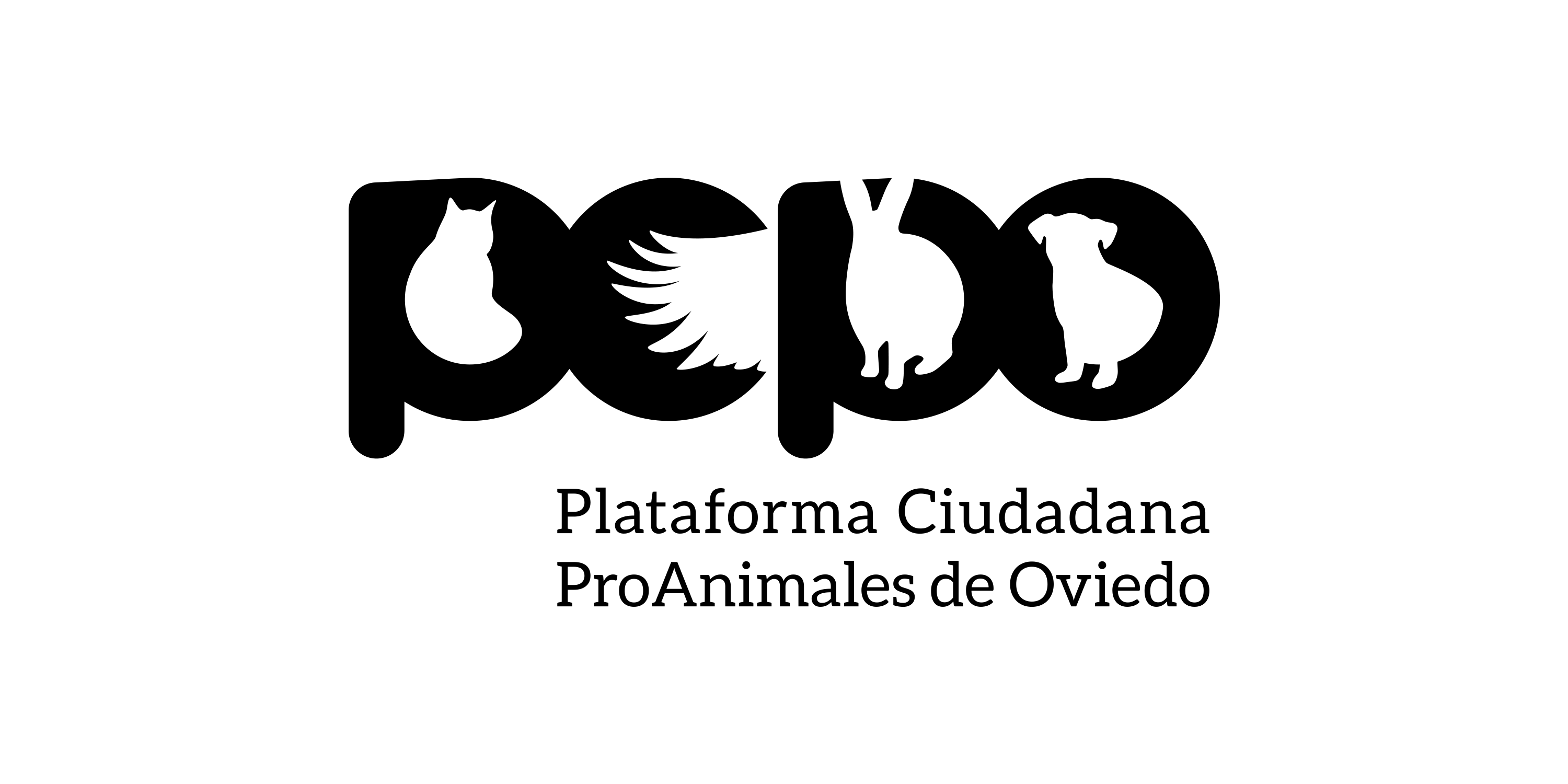 Logo positivo blanco y negro PCPO